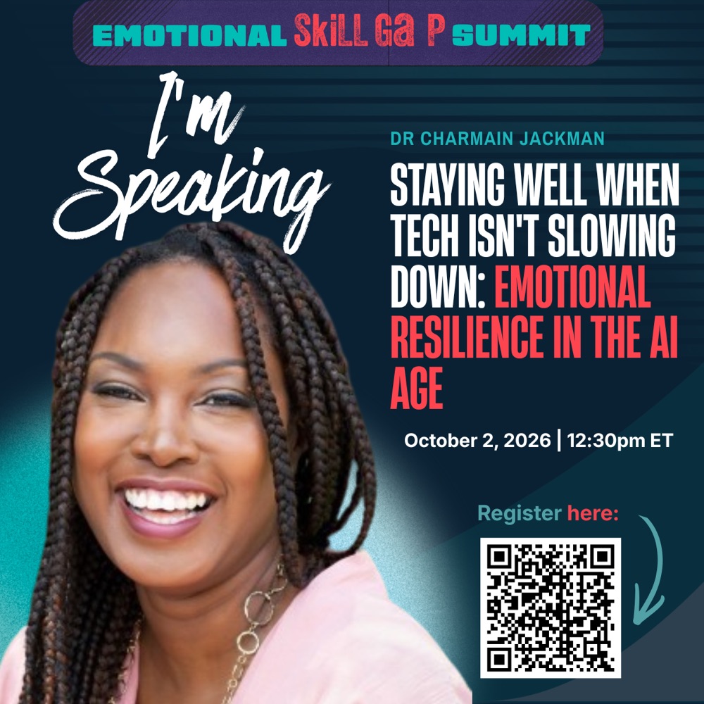 Staying Well When Tech Isn't Slowing Down: Emotional Resilience in the AI Age